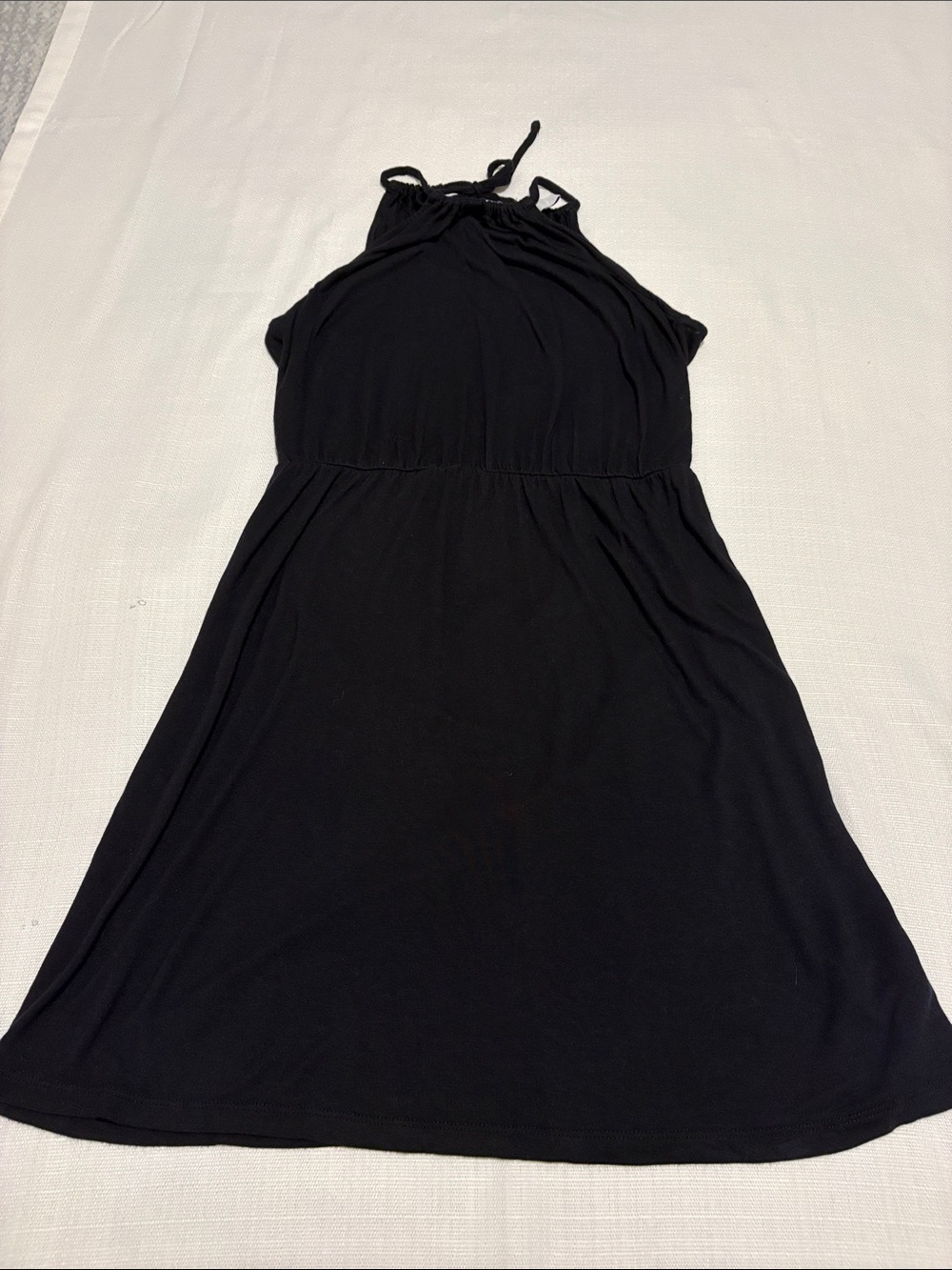 Old Navy Black Halter Midi Dress